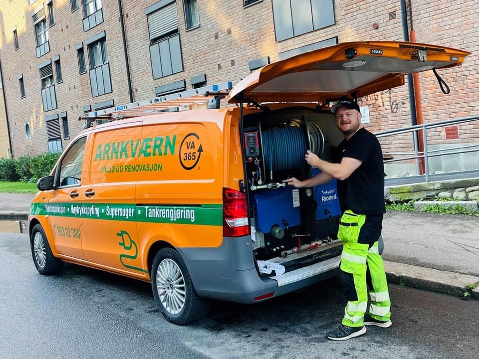 Elektrisk spylebil fra VA365 - nullutslipp